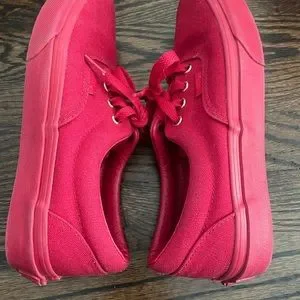 Vans Shoes Vans Gold Monocrimson Red Sneakers Poshmark